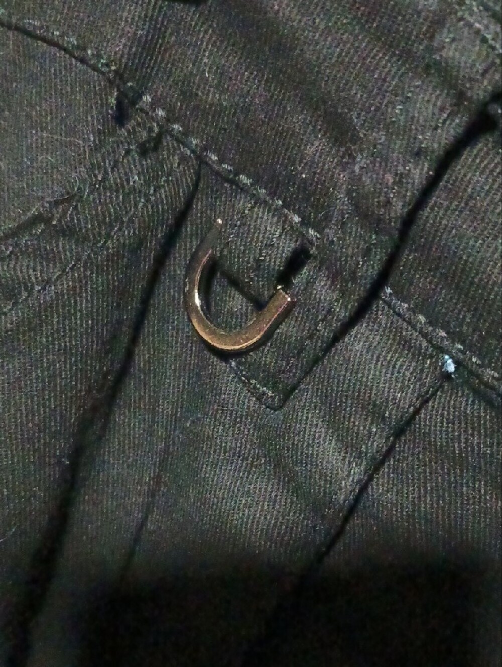 American Bazi Black Cargo Pants with Utility Pockets - Picture 3 of 8